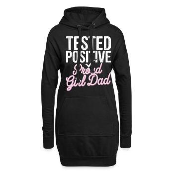 Geschenke Zum Vatertag Für Papa - Hoodie-Kleid - Schwarz - Vorne