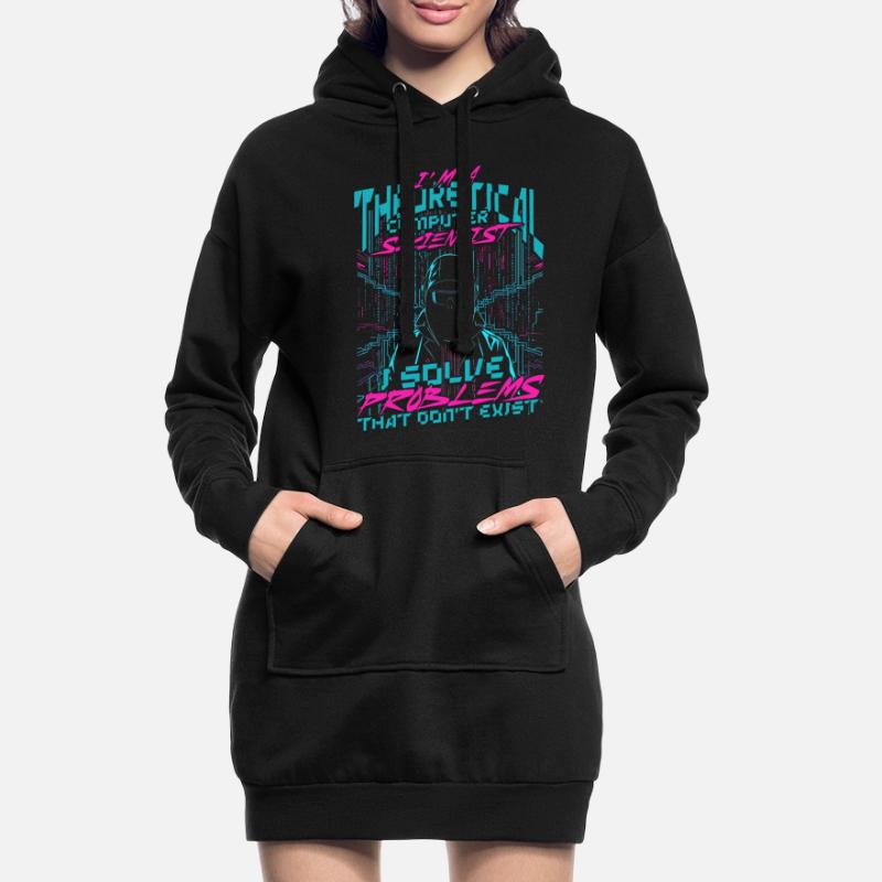 Informatiker I Solve Problems What Don't Exist Hoodie-Kleid