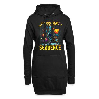 Bioinformatics Analyst Think Therefore I Sequence - Hoodie Dress - black - Front