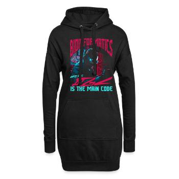 Bioinformatics Analyst Bioinformatiker - Hoodie-Kleid - Schwarz - Vorne