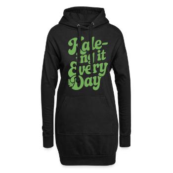 Végétalien Végétarien Kale-ing It tous les jours - Sweat-shirt à capuche long Femme - noir - Devant