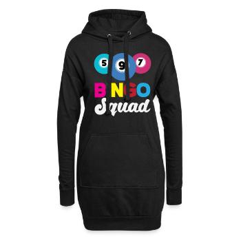 Bingo Squad pour les joueurs de bingo - Sweat-shirt à capuche long Femme - noir - Devant