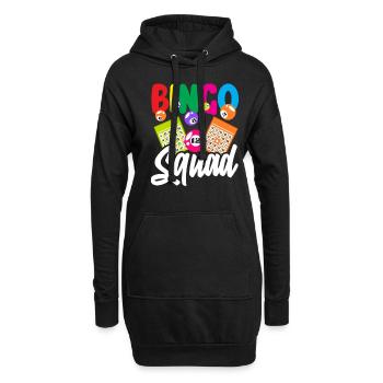 Bingo Squad pour les joueurs passionnés de bingo - Sweat-shirt à capuche long Femme - noir - Devant