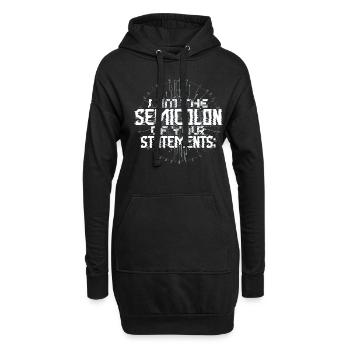 Theoretical Computer Scientist - Hoodie-Kleid - Schwarz - Vorne