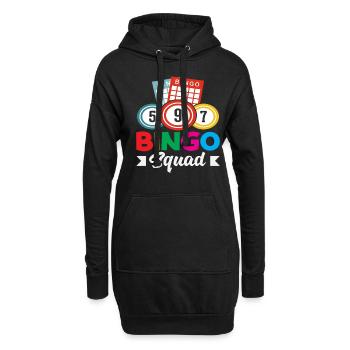 Bingo Squad pour les vrais joueurs de bingo - Sweat-shirt à capuche long Femme - noir - Devant