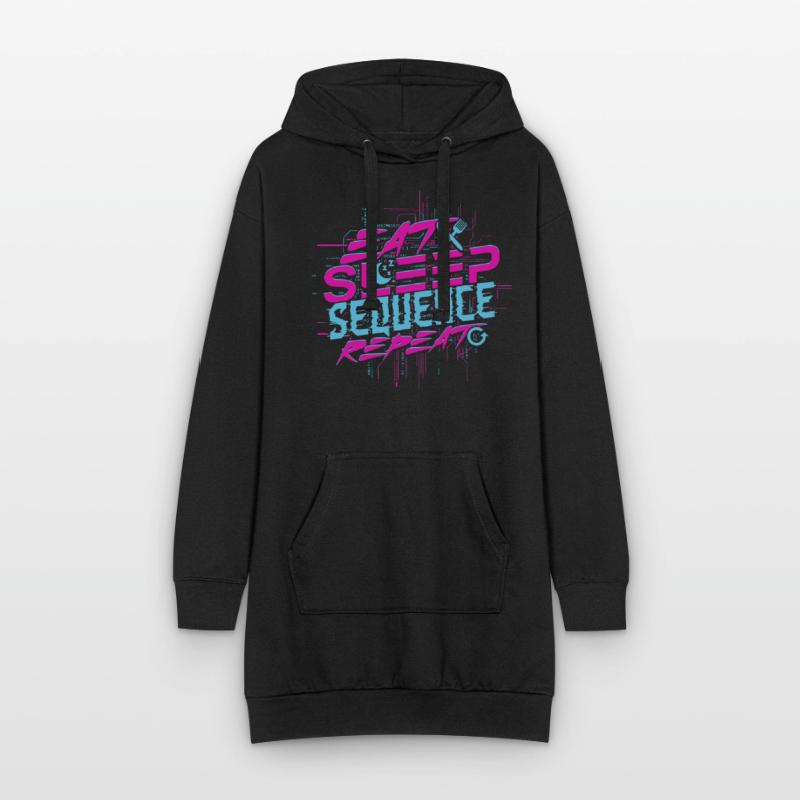 Bioinformatics Analyst Eat Sleep Sequence Repeat Hoodie-Kleid