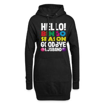 Bingo Player Hello Bingo Season - Sweat-shirt à capuche long Femme - noir - Devant