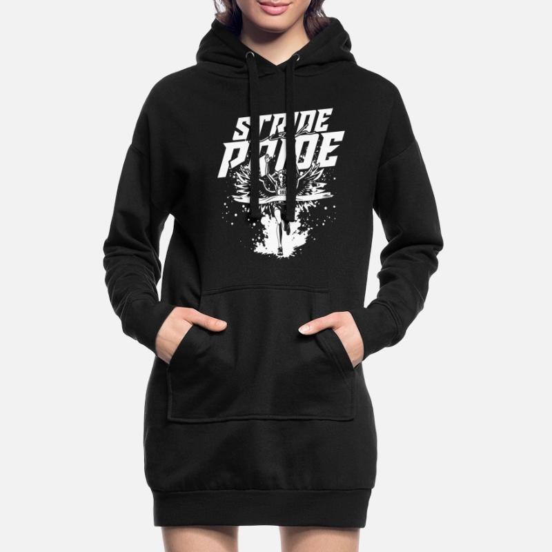 Marathon Marathon Runner Stride With Pride Hoodie Dress