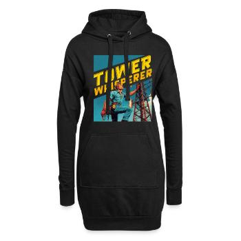 Grimpeur industriel Tour Grimpeur Tour Whisperer - Sweat-shirt à capuche long Femme - noir - Devant