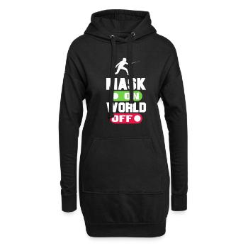 Escrime Épée Sabre Épée Épée Escrime Cadeau - Sweat-shirt à capuche long Femme - noir - Devant