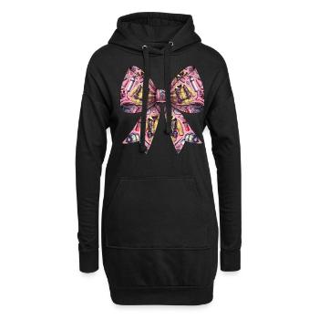 Coquette Bow Fire Fighting Fire Fighting Equipment - Hoodie Dress - black - Front