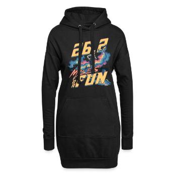 Marathonien Marathonien 26,2 miles pour le plaisir - Sweat-shirt à capuche long Femme - noir - Devant
