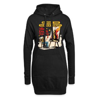 Okkultismus Dämonologie Tarot - Hoodie-Kleid - Schwarz - Vorne