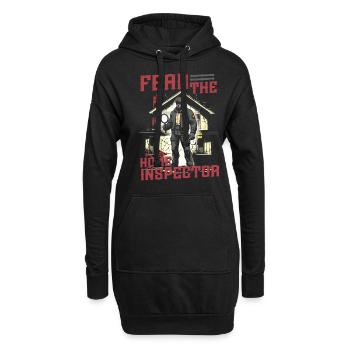 Arpenteur-géomètre en bâtiment Inspecteur en bâtiment - Sweat-shirt à capuche long Femme - noir - Devant