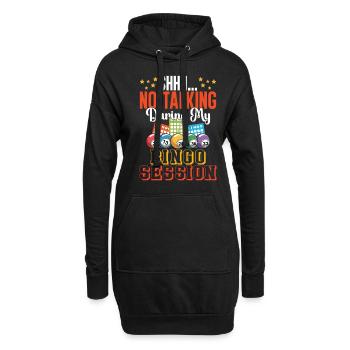 Bingo Fun Gift Bingo Lover - Sweat-shirt à capuche long Femme - noir - Devant