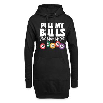 Cadeau de bingo pour les joueurs de bingo - Sweat-shirt à capuche long Femme - noir - Devant