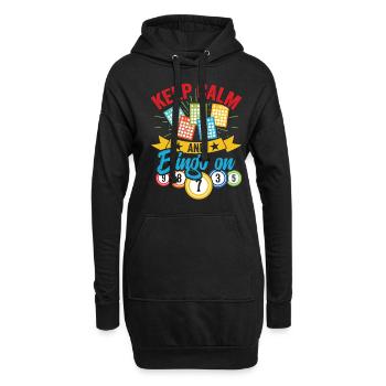 Bingo Fun Gift Bingo Lover Bingo On - Sweat-shirt à capuche long Femme - noir - Devant