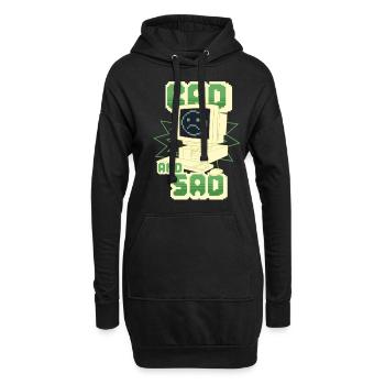 Engineer Engineering CAD And Sad - Hoodie Dress - black - Front