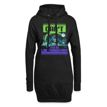 Sciences de la vie Biologie Je suis au purgatoire du laboratoire - Sweat-shirt à capuche long Femme - noir - Devant