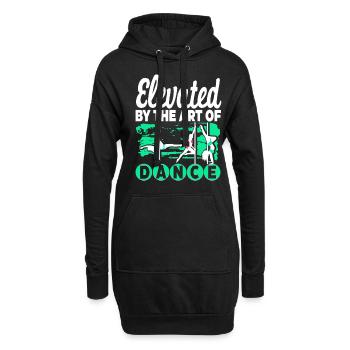 Pole dance Pole dance Pole dancer - Sweat-shirt à capuche long Femme - noir - Devant