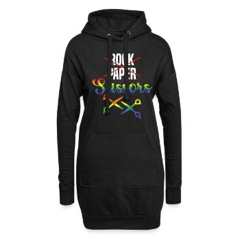 Homosexualité LGBTQ & LGBT Gay Lesbienne - Sweat-shirt à capuche long Femme - noir - Devant