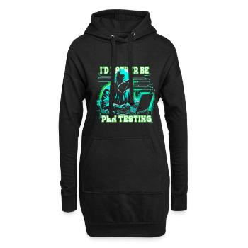 Penetrationstester Je préfère faire des tests d’intrusion - Sweat-shirt à capuche long Femme - noir - Devant