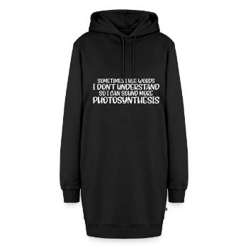 Sometimes I Use Words I Don't Understand 4 - Hoodie-Kleid - Schwarz - Vorne