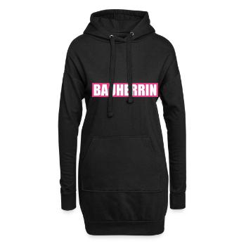 Bauherrin - Hoodie-Kleid - Schwarz - Vorne