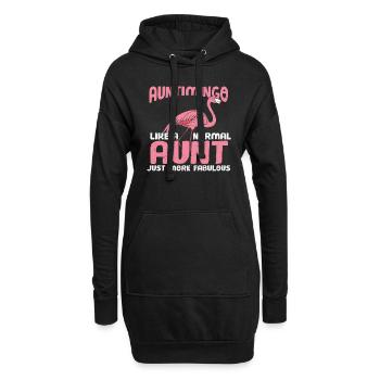 Tante comme une tante nomale seulement plus fabuleuse - Sweat-shirt à capuche long Femme - noir - Devant