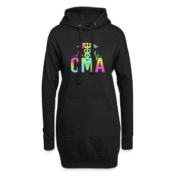 Assistant médical MFA - Sweat-shirt à capuche long Femme - noir - Devant