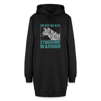 Ehlers-Danlos-Syndrom EDS HSD - Hoodie-Kleid - Schwarz - Vorne