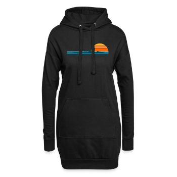 Rowing Crew Rower - Sweat-shirt à capuche long Femme - noir - Devant