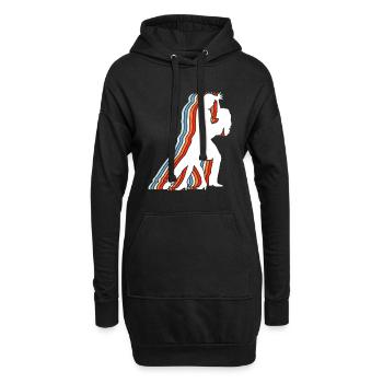 Danse de salon Danse de couple - Sweat-shirt à capuche long Femme - noir - Devant