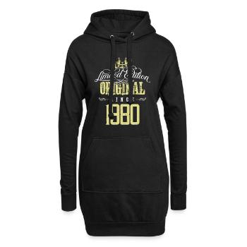 Édition limitée 1980 - Sweat-shirt à capuche long Femme - noir - Devant