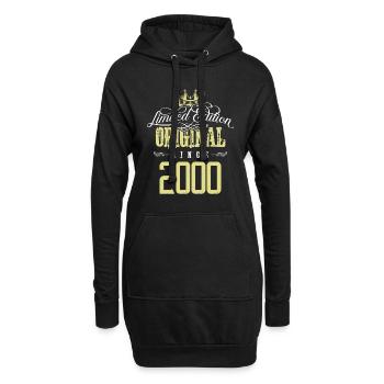 2000 limited edition - Hoodie-Kleid - Schwarz - Vorne