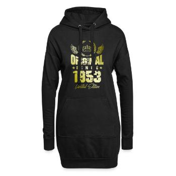 Édition limitée 1953 - Sweat-shirt à capuche long Femme - noir - Devant