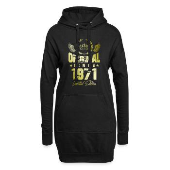 1971 limited edition - Hoodie-Kleid - Schwarz - Vorne