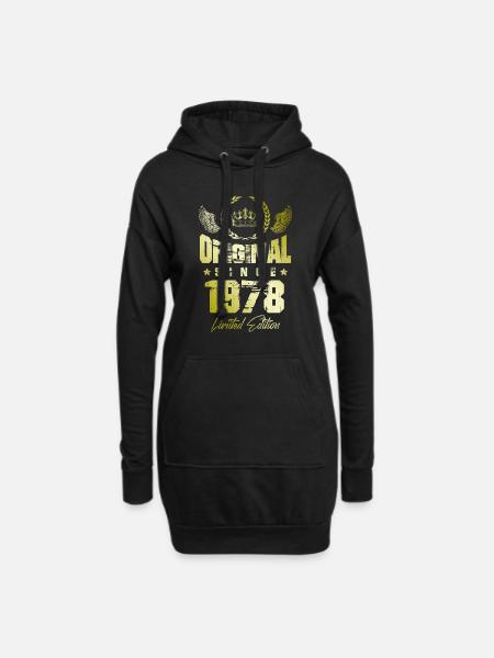 1978 limited edition - Hoodie-Kleid - Schwarz
