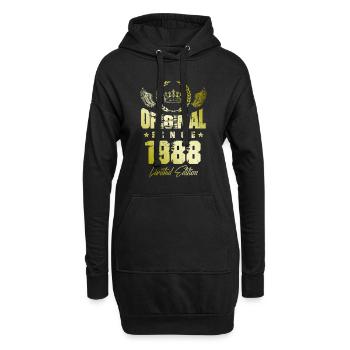 1988 limited edition - Hoodie-Kleid - Schwarz - Vorne