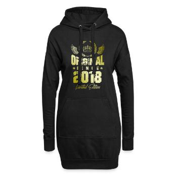 Édition limitée 2018 - Sweat-shirt à capuche long Femme - noir - Devant
