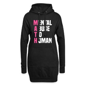 mathematics - Hoodie Dress - black - Front