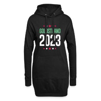 Goldstrand 2023 - Hoodie-Kleid - Schwarz - Vorne