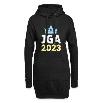 Jga 2023 Junggesellenabschied - Hoodie-Kleid - Schwarz - Vorne