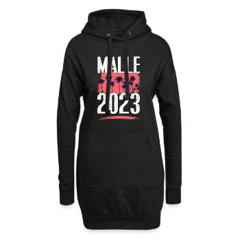 Malle 2023 - Sweat-shirt à capuche long Femme - noir - Devant