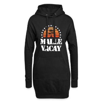 Tourisme Malle - Sweat-shirt à capuche long Femme - noir - Devant