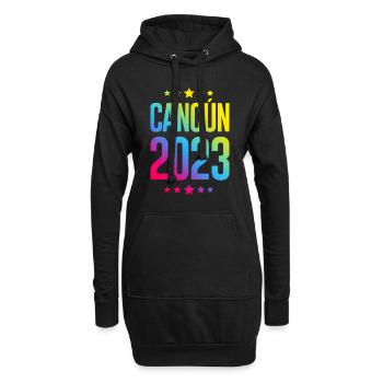 Cancun 2023 - Hoodie-Kleid - Schwarz - Vorne