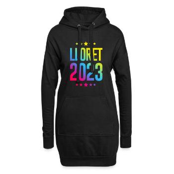 Lloret De Mar 2023 - Hoodie-Kleid - Schwarz - Vorne