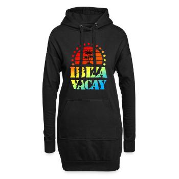 Ibiza Tourisme - Sweat-shirt à capuche long Femme - noir - Devant