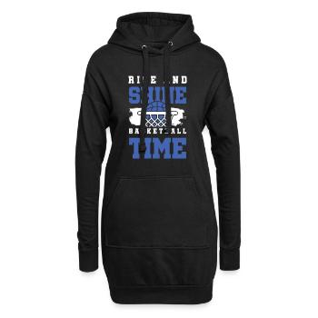 shine basketball - Hoodie-Kleid - Schwarz - Vorne