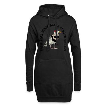 Wassersport - Hoodie-Kleid - Schwarz - Vorne